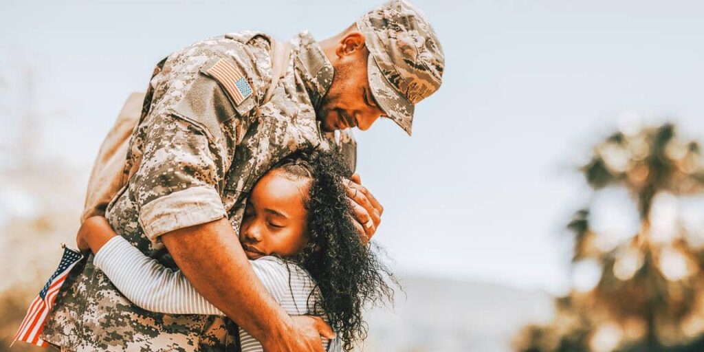 Military Dad Daughter