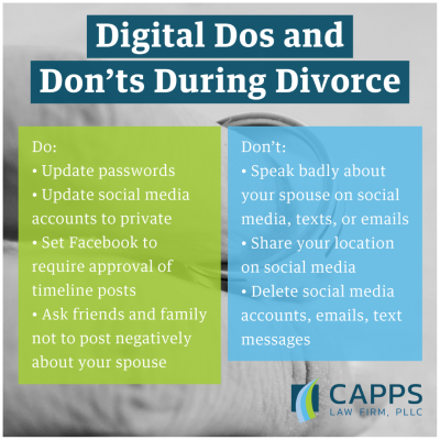 social media and divorce
